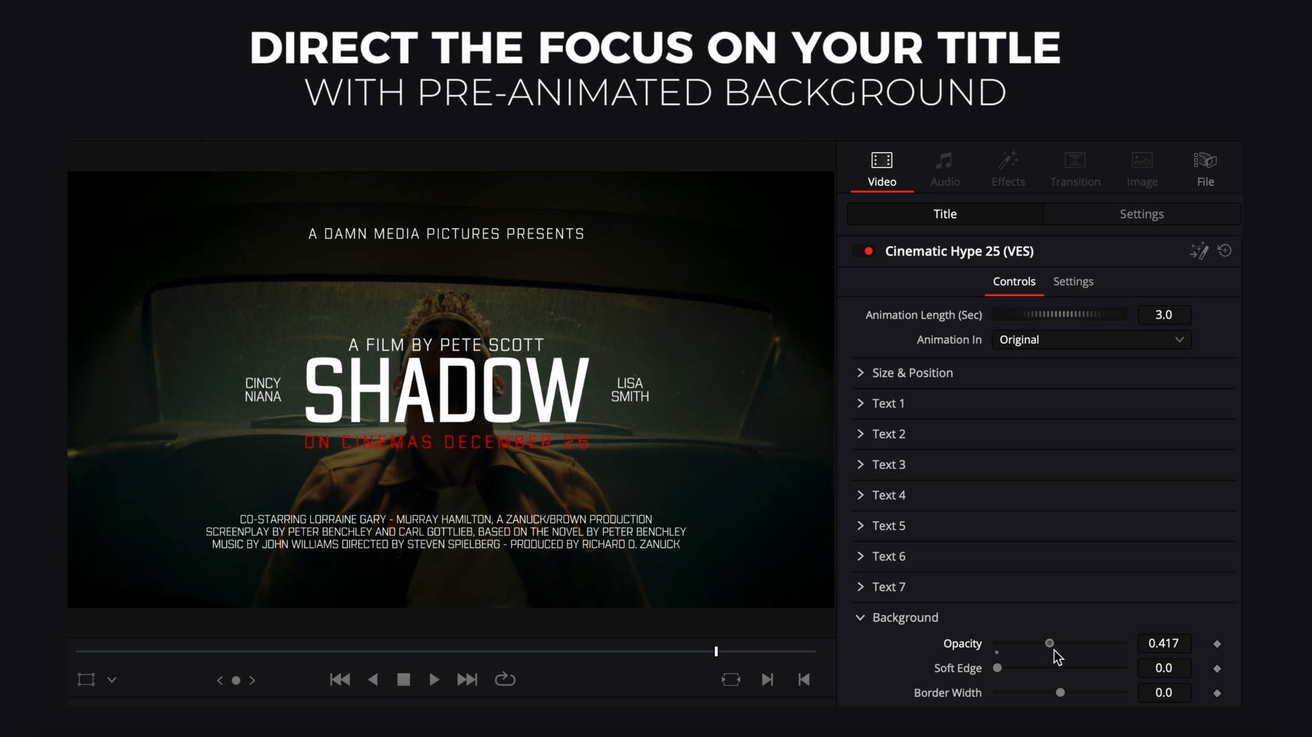 30+ Cinematic Title Cards for Davinci Resolve – VIDEO EDITOR STUDIO